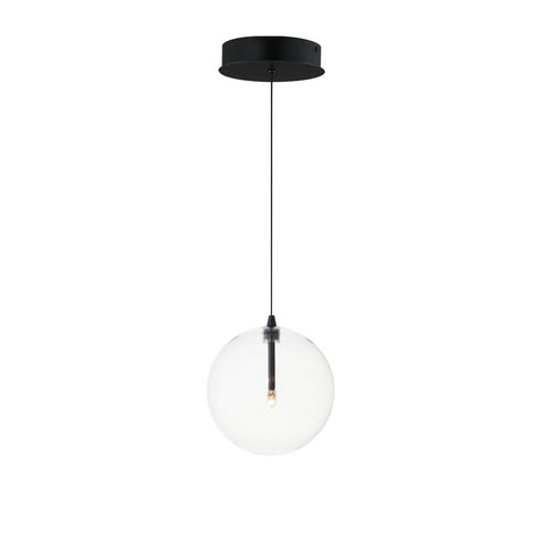 ET2 Global Single Pendant in Black Finish Model: E25071-18BK