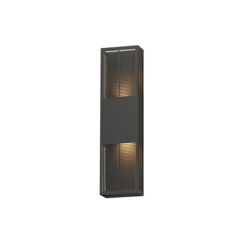 ET2 Grate Outdoor Wall Mount in Architectural Bronze Finish Model: E30394-ABZ
