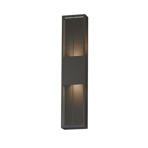 ET2 Grate Outdoor Wall Mount in Architectural Bronze Finish Model: E30395-ABZ