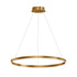 ET2 Groove 5CCT Single Pendant in Brushed Aluminum Finish Model: E52726-AL