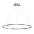 ET2 Groove 5CCT Single Pendant in Brushed Aluminum Finish Model: E52728-AL