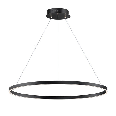 ET2 Groove 5CCT Single Pendant in Brushed Aluminum Finish Model: E52728-AL