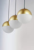 ET2 Half Moon Linear Pendant in Metallic Gold Finish Model: E20363-92MG