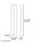 ET2 Half Moon Linear Pendant Model: E20363-92MG
