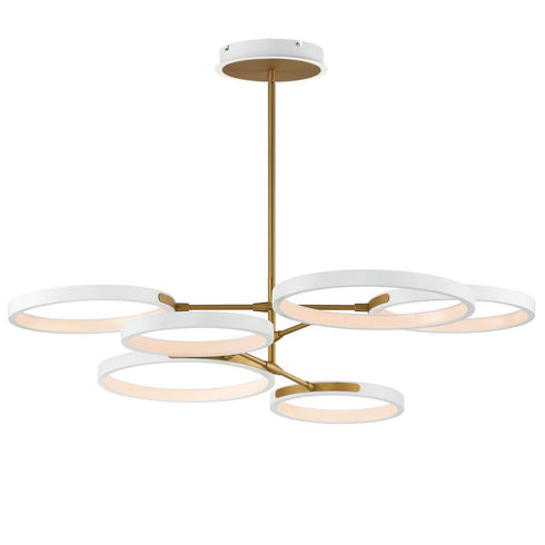 ET2 Hoopla Single Pendant in Black / Gold Finish Model: E24328-BKGLD