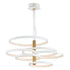 ET2 Hoopla Single Pendant in White/Gold Finish Model: E24327-WTGLD