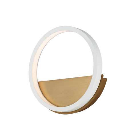 ET2 Hoopla Wall Sconce in White/Gold Finish Model: E24320-WTGLD