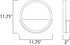 ET2 Hoopla Wall Sconce in White/Gold Finish Model: E24320-WTGLD