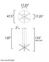 ET2 Hover Multi Light Pendant Model: E21373-BK