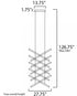 ET2 Hover Multi Light Pendant Model: E21378-BK