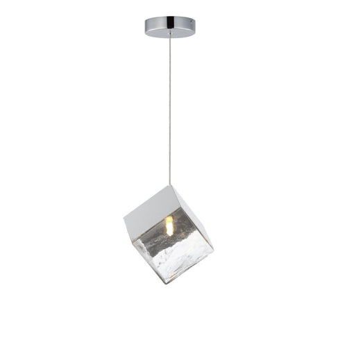ET2 Ice Cube Single Pendant in French Gold Finish Model: E24681-26FG