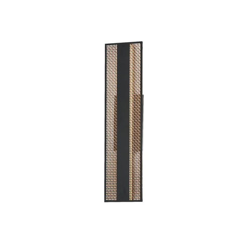 ET2 Interlace Outdoor Wall Mount in Black/Aged Copper Finish Model: E30292-ACPBK