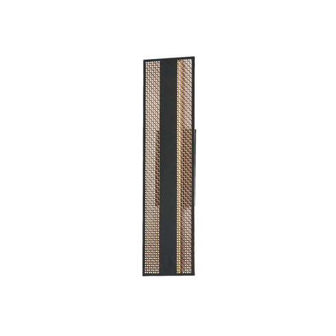 ET2 Interlace Outdoor Wall Mount in Black/Aged Copper Finish Model: E30292-ACPBK