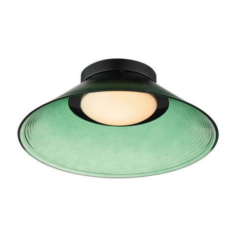 ET2 Jensen Semi Flush Mount in Black Finish Model: E22082-04BK