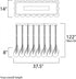 ET2 Larmes Linear Pendant Model: E20118-18