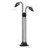 ET2 Marsh Outdoor Pathway Light in Black Finish Model: E24099-BK