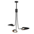 ET2 Marsh Single Pendant in Black Finish Model: E24093-BK