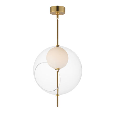 ET2 Martini Single Pendant in Natural Aged Brass Finish Model: E11093-10NAB