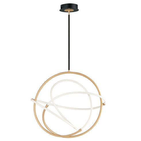 ET2 Mobius Single Pendant Model: E25096-01BKGLD