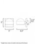 ET2 Modular Outdoor Wall Mount Model: E30164-BK