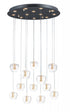 ET2 Newton Multi Light Pendant Model: E24167-18BKGLD