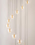 ET2 Newton Multi Light Pendant Model: E24169-18BKGLD