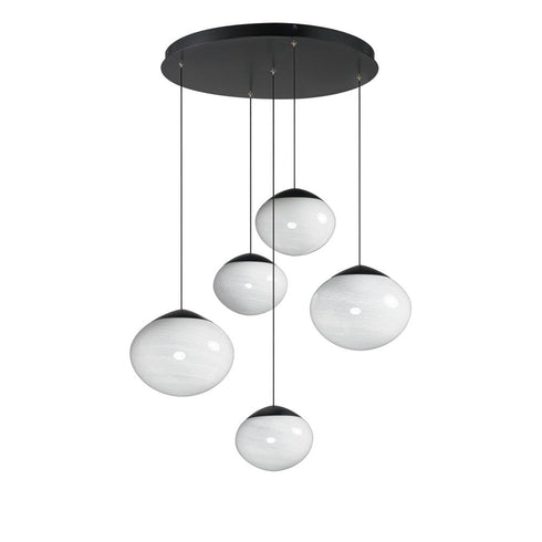 ET2 Nimbus Multi Light Pendant in Black Finish Model: E11525-113BK