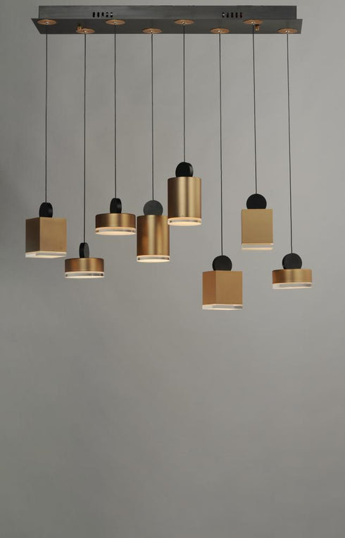 ET2 Nob Linear Pendant Model: E20867-75BKGLD
