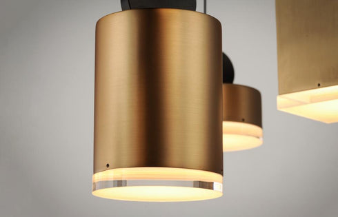 ET2 Nob Multi Light Pendant Model: E20863-75BKGLD