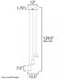 ET2 Nob Multi Light Pendant Model: E20863-75BKGLD