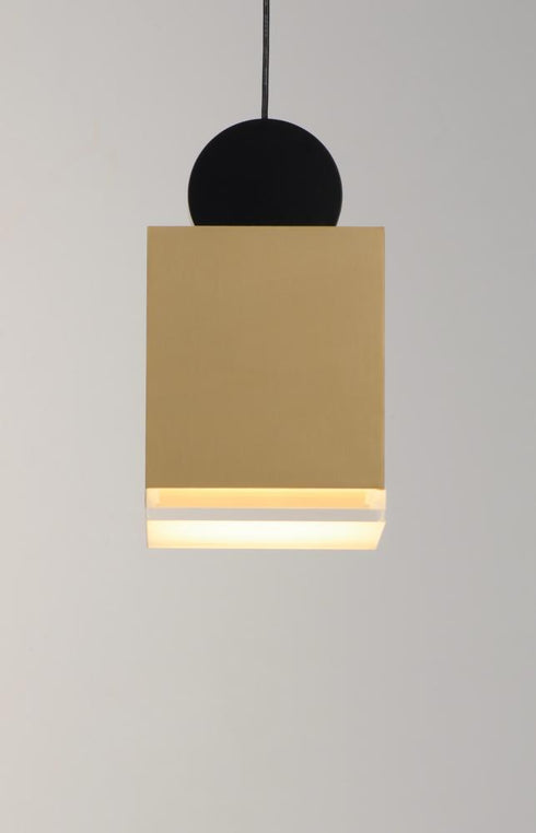 ET2 Nob Single Pendant Model: E20860-75BKGLD