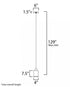 ET2 Nob Single Pendant Model: E20862-75BKGLD