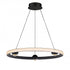 ET2 Nodes Ring Pendant in Black Finish Model: E23512-BK
