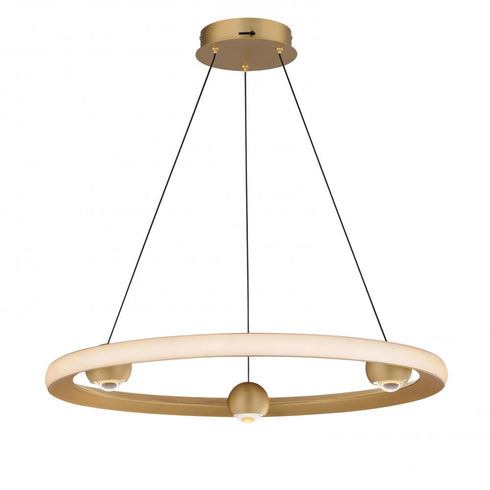 ET2 Nodes Ring Pendant in Black Finish Model: E23512-BK
