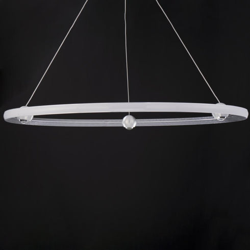 ET2 Nodes Ring Pendant in Brushed Aluminum Finish Model: E23514-AL