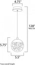 ET2 Orb II Single Pendant Model: E24261-91PC