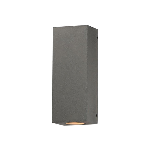 ET2 Pilar Outdoor Wall Mount in Greystone Finish Model: E14374-GSN
