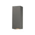 ET2 Pilar Outdoor Wall Mount in Greystone Finish Model: E14374-GSN