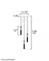 ET2 Pipette Multi Light Pendant Model: E31093-93PC