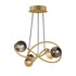 ET2 Planetary Chandelier in Gold Finish Model: E24185-148GLD
