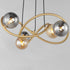 ET2 Planetary Chandelier in Gold Finish Model: E24185-148GLD