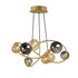 ET2 Planetary Chandelier in Gold Finish Model: E24188-148GLD