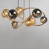 ET2 Planetary Chandelier in Gold Finish Model: E24188-148GLD