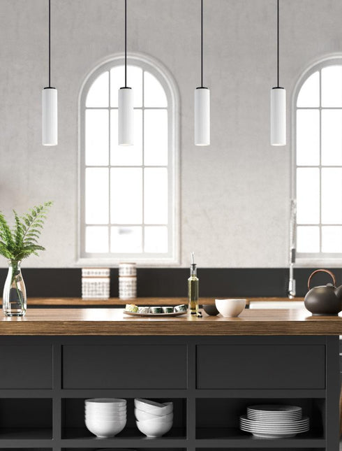 ET2 Pleat Single Pendant Model: E25038-WTBK