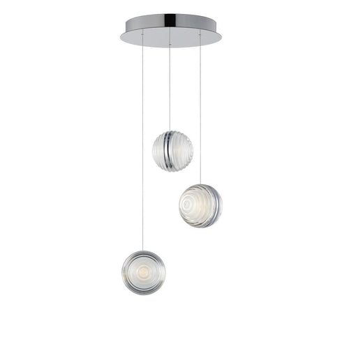 ET2 Pulse Multi Light Pendant in Polished Chrome Finish Model: E24693-75PC