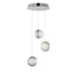 ET2 Pulse Multi Light Pendant in Polished Chrome Finish Model: E24693-75PC