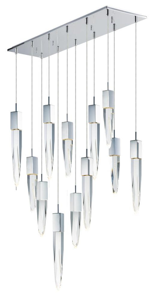 ET2 Quartz Multi Light Pendant in Polished Chrome Finish Model: E31248-20PC