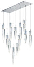 ET2 Quartz Multi Light Pendant in Polished Chrome Finish Model: E31248-20PC