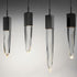 ET2 Quartz Multi Light Pendant Model: E31248-20BK