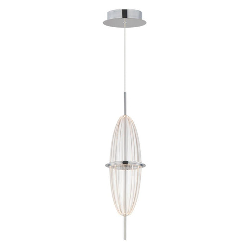 ET2 Quasar Single Pendant in Polished Chrome Finish Model: E24891-133PC